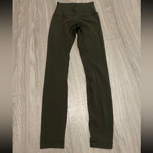 lululemon athletica Dark Green Leggings